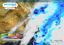 En unas horas se esperan lluvias intensas en varias provincias y rissagas en Baleares