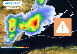 Este jueves se esperan lluvias fuertes en varias comunidades mediterráneas