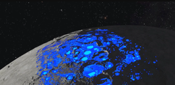 La atmósfera de la Tierra puede ser la fuente parcial del agua lunar
