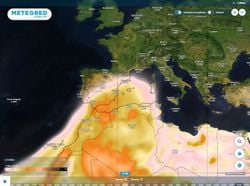 Varias comunidades de España acabarán bajo un manto de polvo sahariano