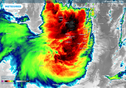 La ciclogénesis alcanza su esplendor y las lluvias superan los 100 mm: ¿viene el frío ahora?