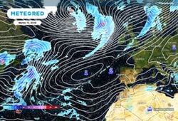 La corriente en chorro puede dar un giro a partir del 14 de octubre: un potente anticiclón podría afectar a España