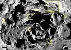 La NASA selecciona 9 posibles lugares de aterrizaje para su próxima misión tripulada a la Luna
