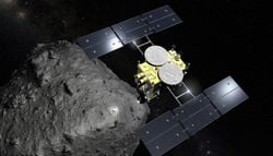 La sonda japonesa Hayabusa2 fotografió un extraño asteroide y sorprendió por su forma de "muñeco de nieve