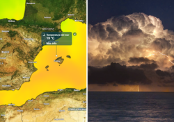 La temperatura del mar Mediterráneo comienza su implacable ascenso: 3 ºC más en cinco días