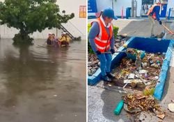 Las inundaciones en Sinaloa no ceden y ciudades como Mazatlán están bajo el agua gracias al Monzón Mexicano