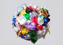 Leben Bakterien, Viren, Pilze und Algen einfach mit dem Plastik im Meer?