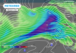 Llega el momento álgido del nuevo río atmosférico: cuándo y en qué zonas la lluvia será más intensa