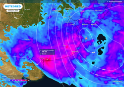 Llegan fuertes lluvias, tormentas y vientos a Argentina en estas horas