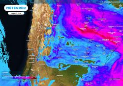 Llegan las heladas a Argentina: lluvias en el norte y fuerte ingreso de aire frío este fin de semana