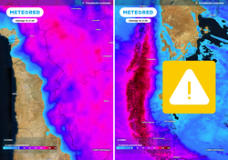 Lluvias abundantes en el altiplano y la Patagonia: estos son los montos esperados para cada zona de Chile esta semana