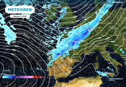 Un frente de 2000 kilómetros cruzará Europa y afectará también a España