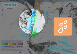 Lluvias y tormentas cerrarían julio con hasta 30 mm en zona central 
