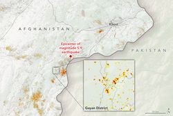 Los efectos del poderoso terremoto en Afganistán
