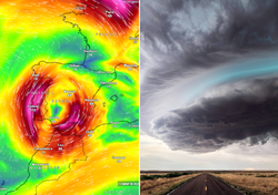 Llegará una DANA desde el Atlántico y provocará tormentas muy fuertes