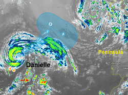 Los restos del huracán Danielle pueden dar sorpresas en la Península