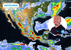 Mañana, jueves 6 de agosto, México con tormentas y posibles granizadas por monzón y ondas tropicales