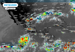 Este jueves 9 estados de México recibirán lluvias muy fuertes principalmente por la tarde: hasta 75 mm