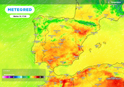 Mañana las temperaturas subirán de 6 a 8 ºC en cinco comunidades del este y norte peninsular