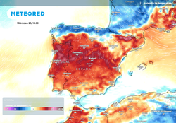 Este miércoles las temperaturas subirán hasta 8 ºC en ocho provincias