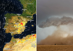 Tormentas fuertes en estas 6 comunidades: granizo y viento fuerte