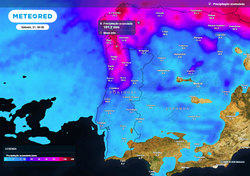 Previsão da chuva até 22 de fevereiro: nestas zonas de Portugal cairão cerca de 100 mm