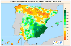 Mayo de 2023 en España, según AEMET: normal en temperaturas y en precipitaciones