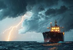 Nave russa piena di gas alla deriva in pieno ciclone Jolina, rischio disastro ambientale