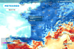 Chute des températures demain en France !