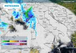 Meteo, attenzione tra sabato e lunedì: forte maltempo con 100 mm tra Toscana e Liguria