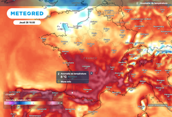 Nouvelle invasion d'air froid cet après-midi sur la France !