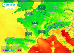 Vers une dégringolade des températures en France ?
