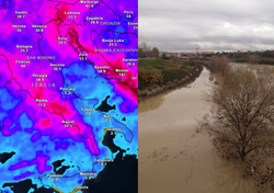 Da domani nuovo peggioramento sull’Italia, pioggia e neve a bassa quota nel fine settimana
