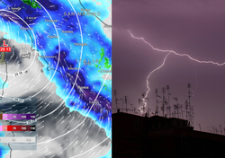 Meteo Roma, tregua finita: torna il maltempo da stasera con forti piogge e temporali, sarà una notte tempestosa