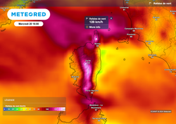 Violente tempête en Corse demain ! Des rafales à près de 200 km/h ! 