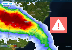 Modelo ECMWF confirma chuvas extremas no RS: mais de 200 mm até o Natal