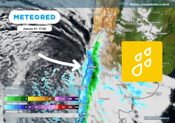 Un sistema frontal llegará hasta Santiago durante la próxima semana, afirma Meteored