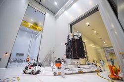 El moderno satélite meteorológico europeo MTG I1: Asegurado y cargado
