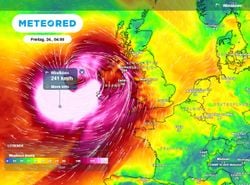 Monster-Orkan Éowyn rast auf Europa zu: Hurrikanstärke erwartet!