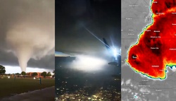 Un monstruoso tornado EF4-EF5 destruye decenas de casas en Enid, Oklahoma: aquí los vídeos desde aire y tierra