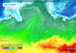 Mudança térmica sábado, dia 10, em Portugal: uma nova massa de ar chegará das entranhas do Atlântico
