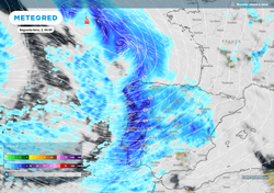 Neste domingo, dia 1, chegará a próxima tempestade com chuvas fortes e generalizadas