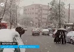 Nevadas en Marruecos: la borrasca Regina cubre de blanco la región montañosa de Azilal