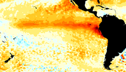 La NOAA confirma el fortalecimiento de El Niño: hay un 81 % de probabilidad de que alcance una intensidad excepcional