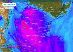 Nova frente fria neste sábado: alerta de chuvas intensa e de tempestades 