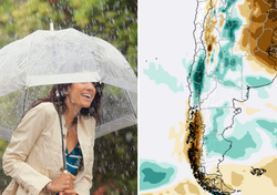 Se anticipa un febrero inusualmente lluvioso en varias regiones de Chile