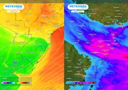 Frio intenso chega ao Brasil e há mais risco de chuvas intensas no Rio Grande do Sul