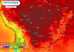 Alerta de onda de calor, de baixa umidade e de risco de incêndios pelo Brasil