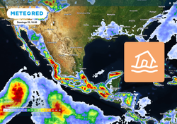 Llegan fuertes tormentas este domingo en México: lluvias de hasta 100 mm amenazan con inundaciones en Oaxaca y Veracruz
