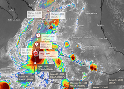 Orlene sorprende a los meteorólogos y podría ser huracán de categoría mayor